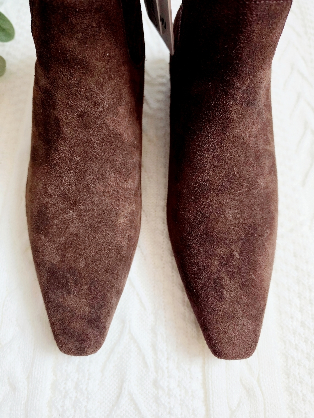 Jason Wu Genuine Leather Suede Ankle Boots Booties Pull On Zipper Brown NWT 10 - Picture 4 of 16